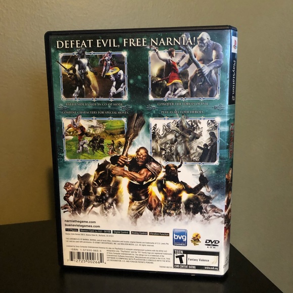 The Chronicles of Narnia The Lion, The Witch, and The Wardrobe - PS2 RARE - Picture 2 of 4